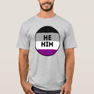Camiseta T-Shirt Asexual Ele/Ele Orgulhoso