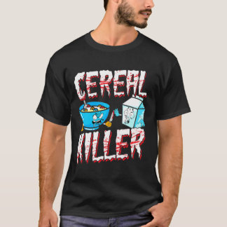Camiseta T-Shirt Assassino de Cereal Dia de as Bruxas engra