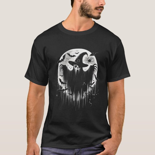 Camiseta T-shirt assustadora (Frente)