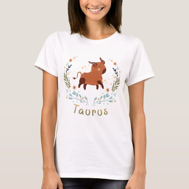 Camiseta T-shirt Astrologie, signe du zodiaque Taureau (Frente)