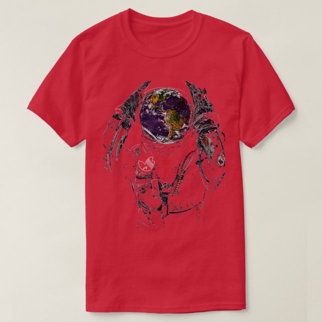 Camiseta T-Shirt Astronauta (Frente do Design)