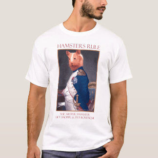Camiseta T-shirt astuto de Napolean do hamster