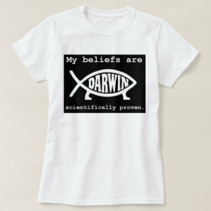 Camiseta T-shirt ateu de Darwin