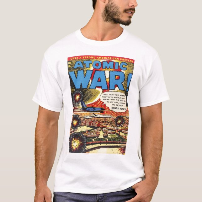 Camiseta T-shirt atômico da guerra #3 (Frente)