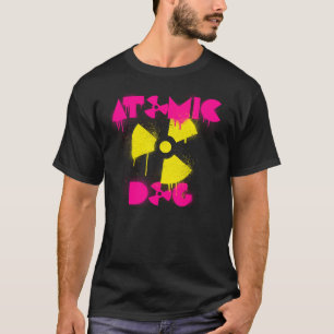 Camiseta T-shirt atômico do cão dos homens