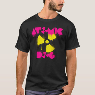 Camiseta T-shirt atômico do cão dos homens