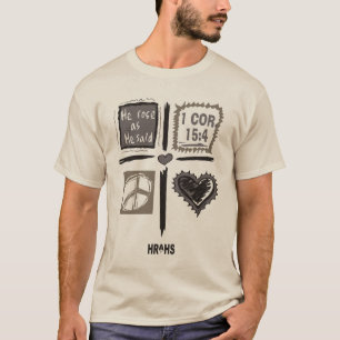 Camiseta T-shirt aumentado Jesus do cristo da ressurreiçã