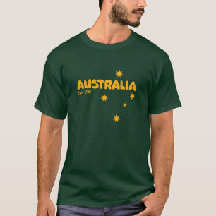 Camiseta T-shirt australiano australiano do Est 1788 do dia