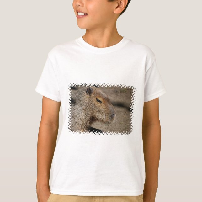 Camiseta T-shirt australiano da juventude do Capybara (Frente)