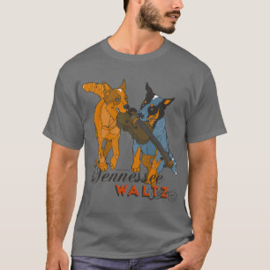 Camiseta T-shirt australiano da valsa de Tennessee dos cãe