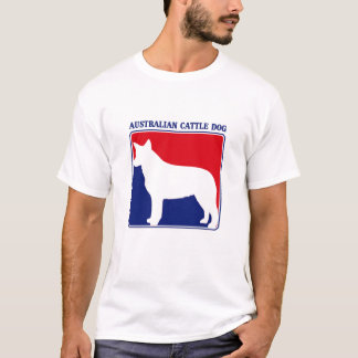 Camiseta T-shirt australiano do cão do gado da liga