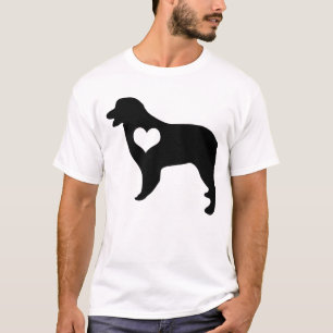 Camiseta T-shirt australiano dos homens do coração do