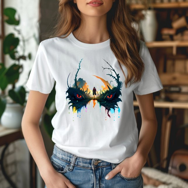 Camiseta T-shirt Aventure dans l'œil du monstre (Criador carregado)