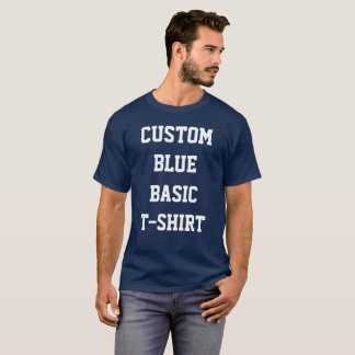 Camiseta T-SHIRT AZUL BÁSICO DE MARINHO Personalizado Perso