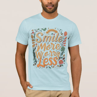 Camiseta T-Shirt azul-claro-na moda básico
