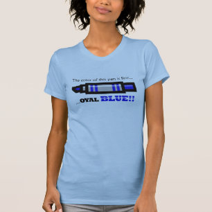 Camiseta T-shirt azul da boneca da caneta