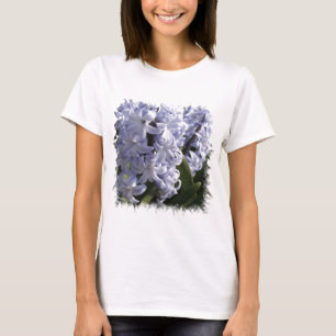 Camiseta T-shirt azul das senhoras do jacinto