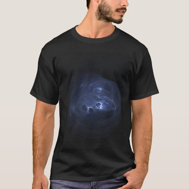Camiseta T-shirt azul do Vortex (Frente)