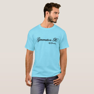 Camiseta T-shirt azul geração X
