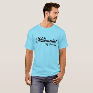 Camiseta T-shirt azul milenar