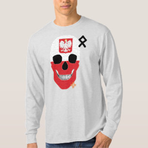 Camiseta T-Shirt B2 com Polônia de manga comprida de mão
