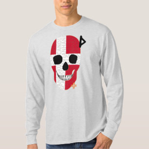 Camiseta T-Shirt B2 de manga comprida da Dinamarca