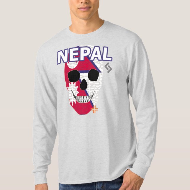 Camiseta T-Shirt B2, Nepal de Leve Longa Distância (Frente)