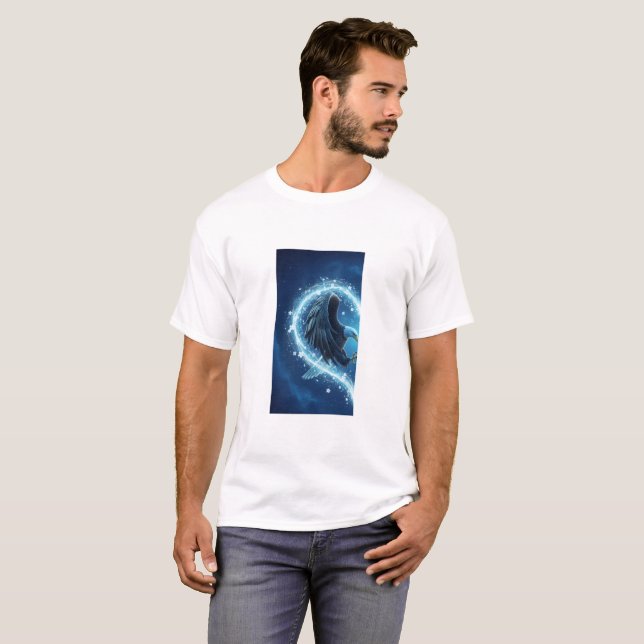 Camiseta T-Shirt Bald Eagle Heart - Romantic Men's Forever  (Frente Completa)
