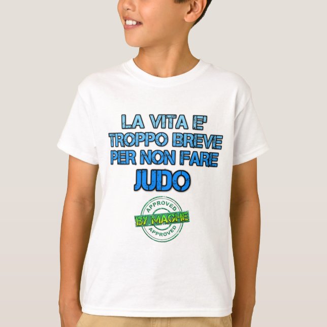 Camiseta T-Shirt Bambini Judoka Italiani (Frente)