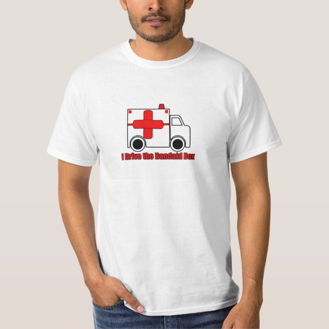 Camiseta T-shirt Bandaid da caixa (Frente)