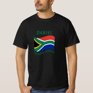 Camiseta T-Shirt Bandeira da África do Sul