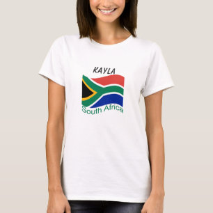 Camiseta T-Shirt Bandeira da África do Sul