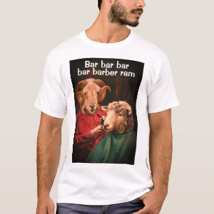 Camiseta T-shirt bar Barber Ram Piada