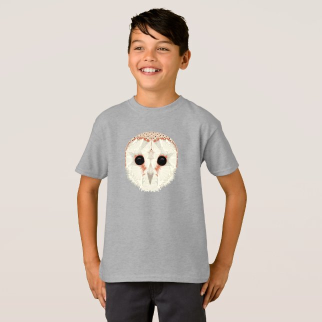 Camiseta T-Shirt Barn Owl Kids (Frente Completa)