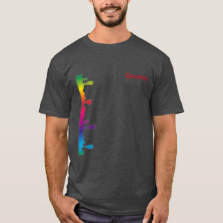 Camiseta T-shirt barre Rainbow