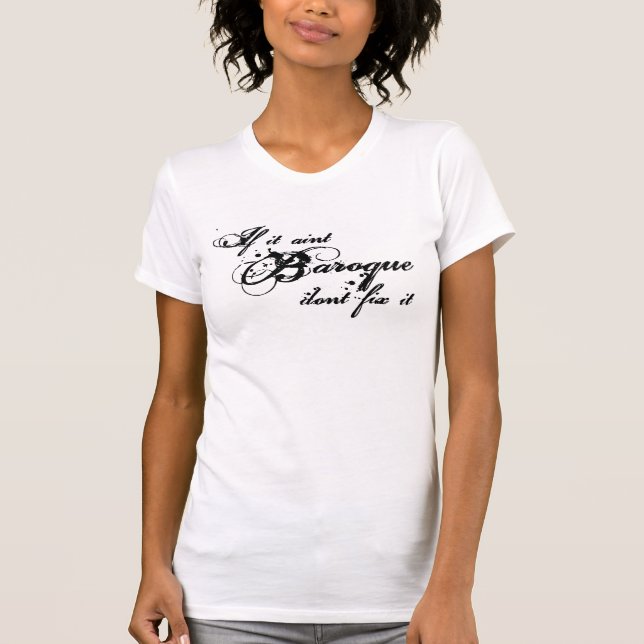 Camiseta T-shirt barroco (Frente)
