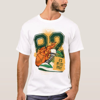 Camiseta T-Shirt Basball Sneakers Fashion
