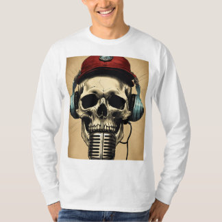 Camiseta T-Shirt Basic Long Sleeve com microfone