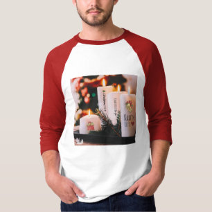 Camiseta T-Shirt Básico 3/4 de Capa Raglan para uso masculi