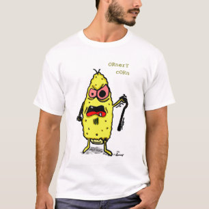 Camiseta T-shirt básico adulto do milho Ornery