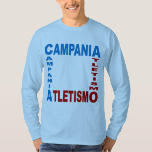 Camiseta T-shirt básico azul céu CAMPANIA ATLETISMO