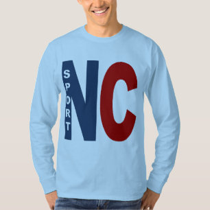 Camiseta T-shirt básico azul céu CAROLINA DESPORTO