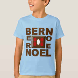 Camiseta T-shirt básico azul céu Desenho BERN NATAL