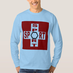 Camiseta T-shirt básico azul céu DESPORTO SUÍÇA