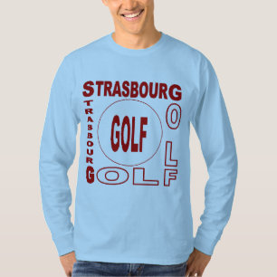 Camiseta T-shirt básico azul céu ESTRASBURGO GOLFE