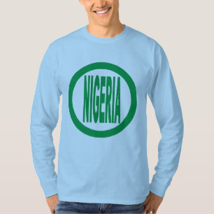 Camiseta T-shirt básico azul céu NIGÉRIA