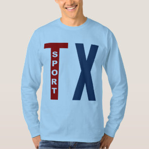 Camiseta T-shirt básico azul céu TEXAS DESPORTO