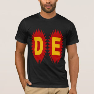 Camiseta T-shirt básico BIOLÓGICO preto DESENHO da ALEMANHA