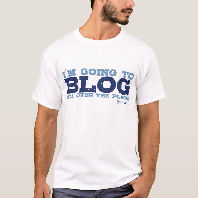 Camiseta T-shirt básico (blogue All Over) (Frente)