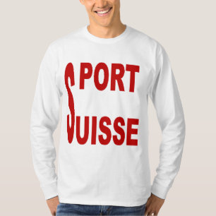 Camiseta T-shirt básico branco DESPORTO SUÍÇA